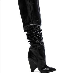 Saint Laurent Niki Thigh high boots